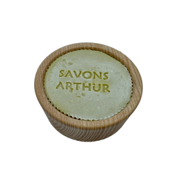 Savon à Barbe Bio et Bol en Bois d'Acacia