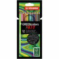 12 crayons de couleur STABILO GREENcolors - ARTY