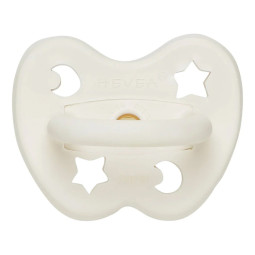 HEVEA Tétine  physiologique Orthodontique - Milky White - 0 à 3 mois
