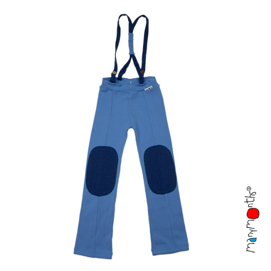 Pantalon à bretelles Hazel en laine mérinos – Manymonths