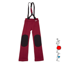 Pantalon à bretelles Hazel en laine mérinos – Manymonths