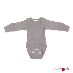 Body en laine naturelle ManyMonths manches longues Body/Shirt Long Sleeve