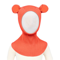 Cagoule ourson en laine mérinos ManyMonths