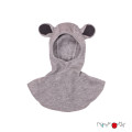 Cagoule ourson en laine mérinos ManyMonths