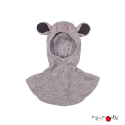 Cagoule ourson en laine mérinos ManyMonths