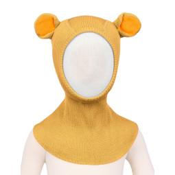 Cagoule ourson en laine mérinos ManyMonths