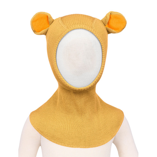 Cagoule ourson en laine mérinos ManyMonths