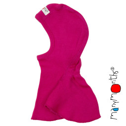 Cagoule en laine mérinos modèle éléphant ManyMonths