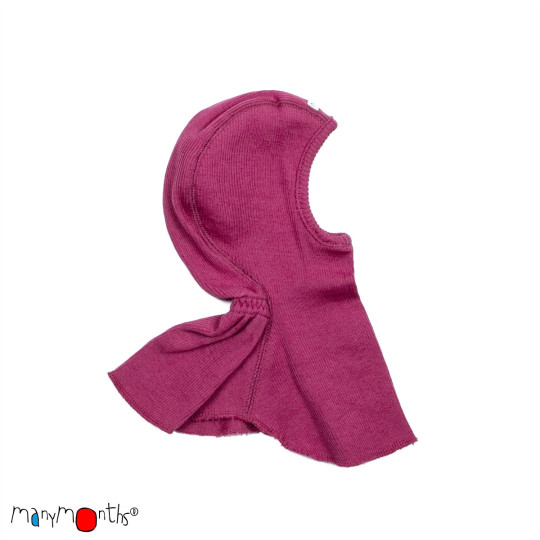 Cagoule en laine mérinos modèle éléphant ManyMonths