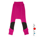 Longies en laine naturelle avec patchs au genou ManyMonths Longies with Knee Patches