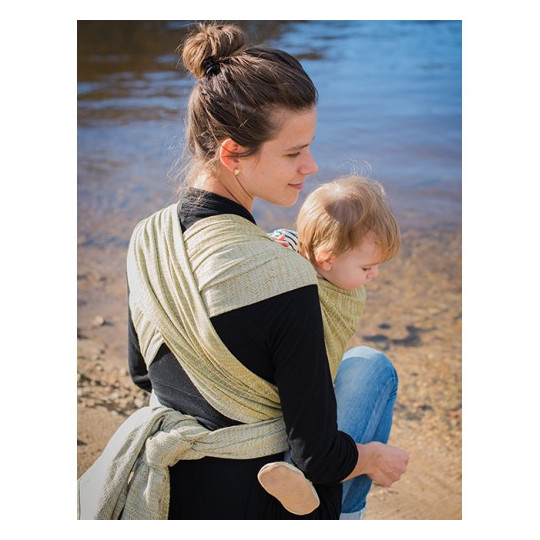 Porte-Bébé écharpe préformée Evolu'Bulle en coton biologique