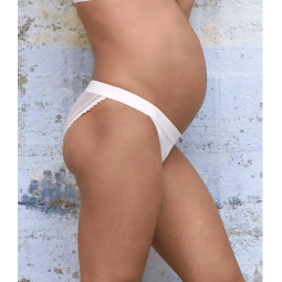 Culotte de grossesse Serena Blush - cache coeur