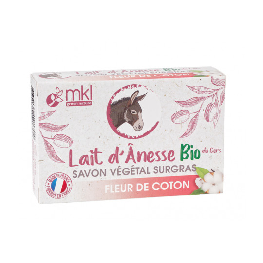 Savon au Lait d’Ânesse Bio & Fleur de Coton