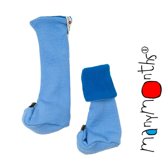 Chaussons Boutonnés en Laine Mérinos ManyMonths