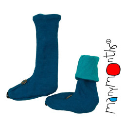 Chaussons Boutonnés en Laine Mérinos ManyMonths