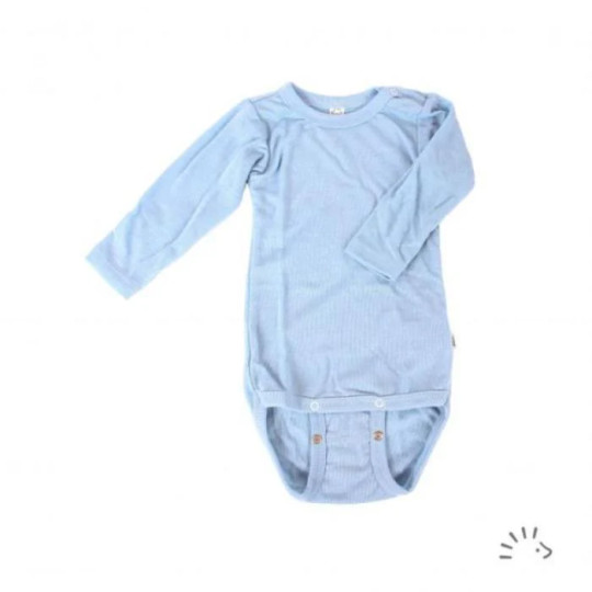 Body manches longues évolutif en laine et soie Iobio by Popolini