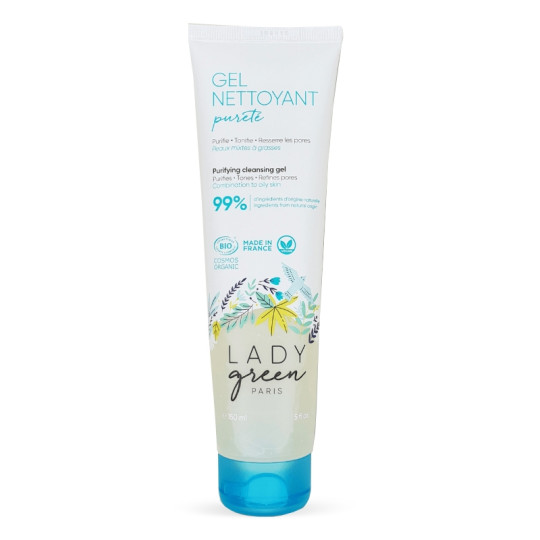 Gel nettoyant pureté bio Lady Green