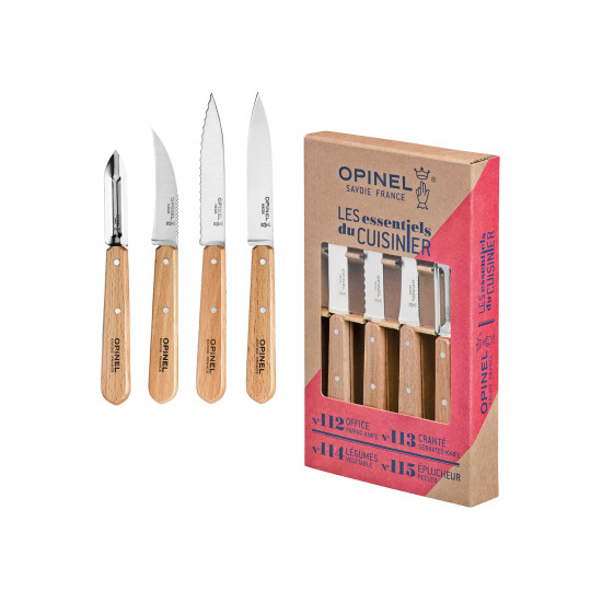 Coffret 4 couteaux « Les Essentiels » – Opinel