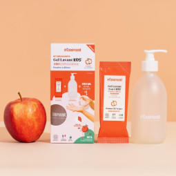 Kit gel lavant 2 en 1 Kids Pimpant pomme du verger – bouteille + recharge ou recharge seule