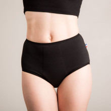 Culotte menstruelle LÉA taille haute coton bio – Sittelle Lingerie – fabriquée en France