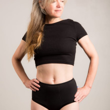 Culotte menstruelle LÉA taille haute coton bio du XS (34) au 6XL (52) – Sittelle Lingerie