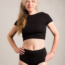 Culotte menstruelle LÉA taille haute coton bio du XS (34) au 6XL (52) – Sittelle Lingerie