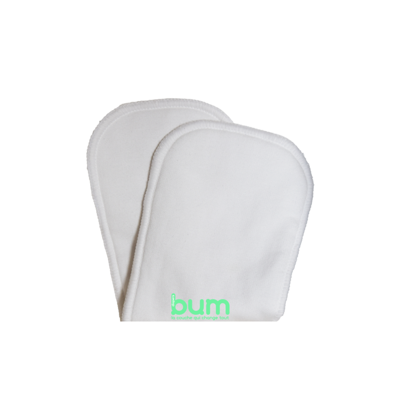 Lot d'Inserts Bumdiapers coton bio / bambou / microfibre