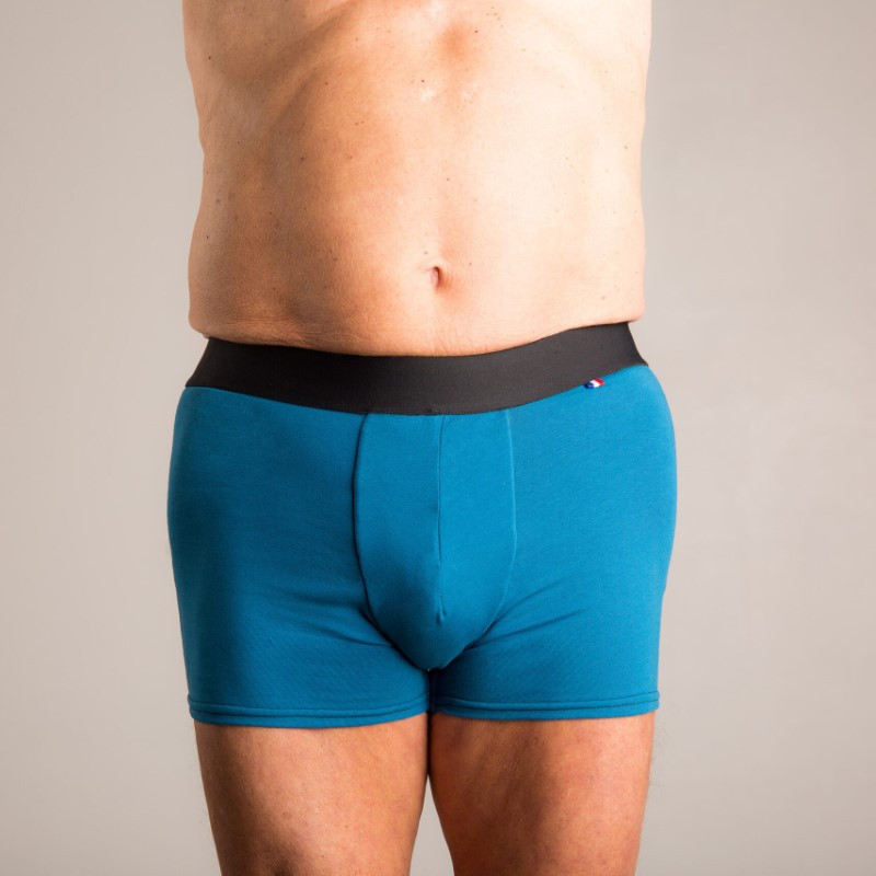 Boxer incontinence homme LÉON en coton – Sittelle Lingerie – vendu par Rebelle de Nature