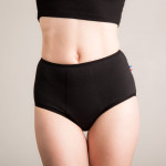 Culotte incontinence femme LYZA taille haute en coton – Sittelle Lingerie – vendu par Rebelle de Nature