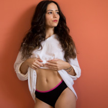 Culotte menstruelle LILOU adolescente coton bio du 30 (3XS) au 40 (L) – Sittelle Lingerie