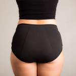 Culotte menstruelle LUCIE taille haute coton bio et dentelle du 36 (S) au 52 (6XL) – Sittelle Lingerie