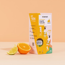 Liquide vaisselle agrumes Pimpant – Kit découverte bouteille + recharge