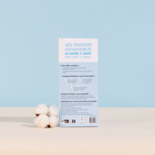 Gel lavant mains fleur de coton Pimpant – Kit découverte bouteille + éco-recharge 25 g