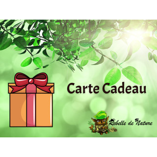 Carte cadeau Rebelle de Nature