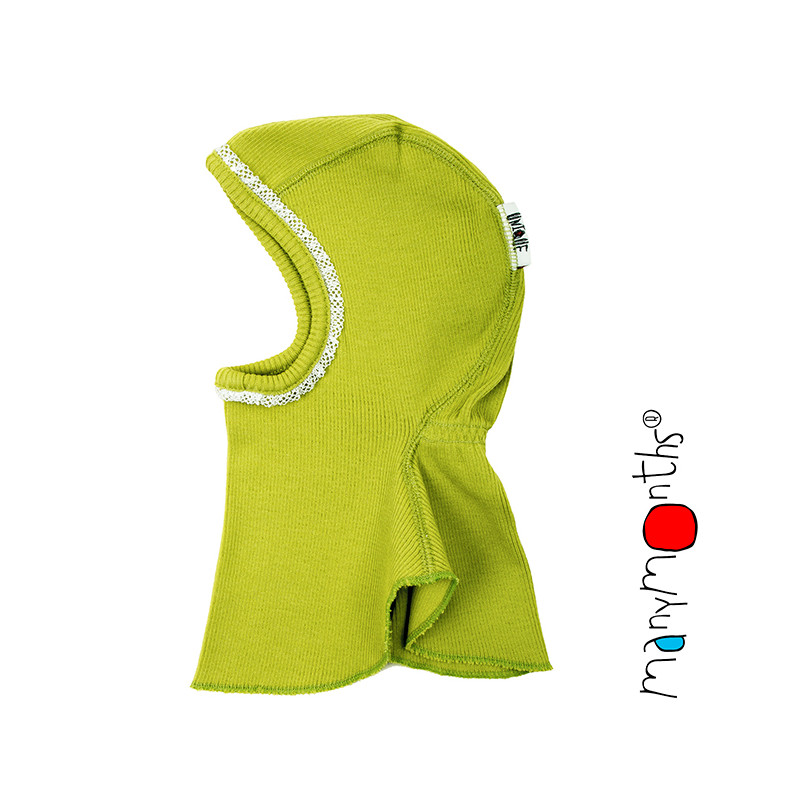 Cagoule en laine mérinos modèle éléphant ManyMonths