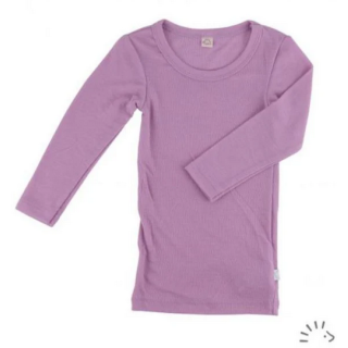 Maillot de corps à manches longues laine et soie Iobio by Popolini