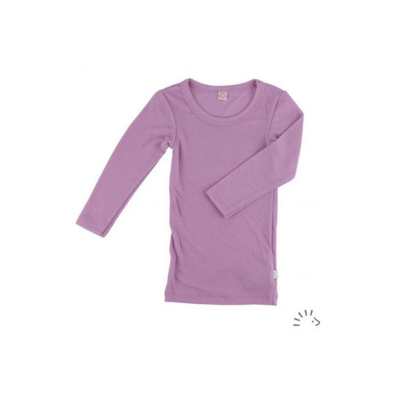 Maillot de corps à manches longues laine et soie Iobio by Popolini