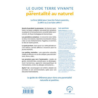 Le guide Terre Vivante de la parentalité au naturel d'A. Landemaine et N. Cotteaux