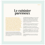 Bien manger sans se fouler d'Amande Geers et Olivier Degorce