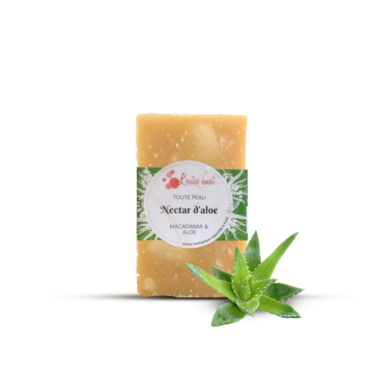 Savon bio pour peaux sèches à fragiles - Nectar d’aloé