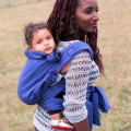 Porte-Bébé écharpe préformée Evolu'Bulle en coton biologique