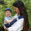 Porte-Bébé écharpe préformée Evolu'Bulle en coton biologique