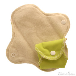 Lot de 2 protèges slip lavables molleton en coton biologique Bébés Lutins