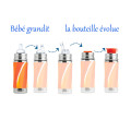 Biberon évolutif en inox pura
