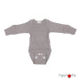 Body en laine naturelle ManyMonths manches longues Body/Shirt Long Sleeve