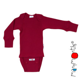Body en laine naturelle ManyMonths manches longues Body/Shirt Long Sleeve