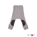 Longies en laine naturelle avec patchs au genou ManyMonths Longies with Knee Patches