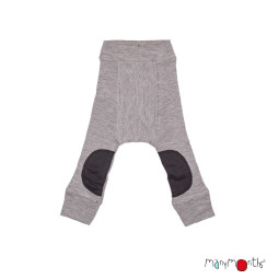 Longies en laine naturelle avec patchs au genou ManyMonths Longies with Knee Patches