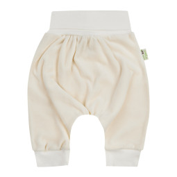 Pantalon sarouel en velour de coton bio