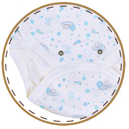 Body pans croisés manches longues en coton bio